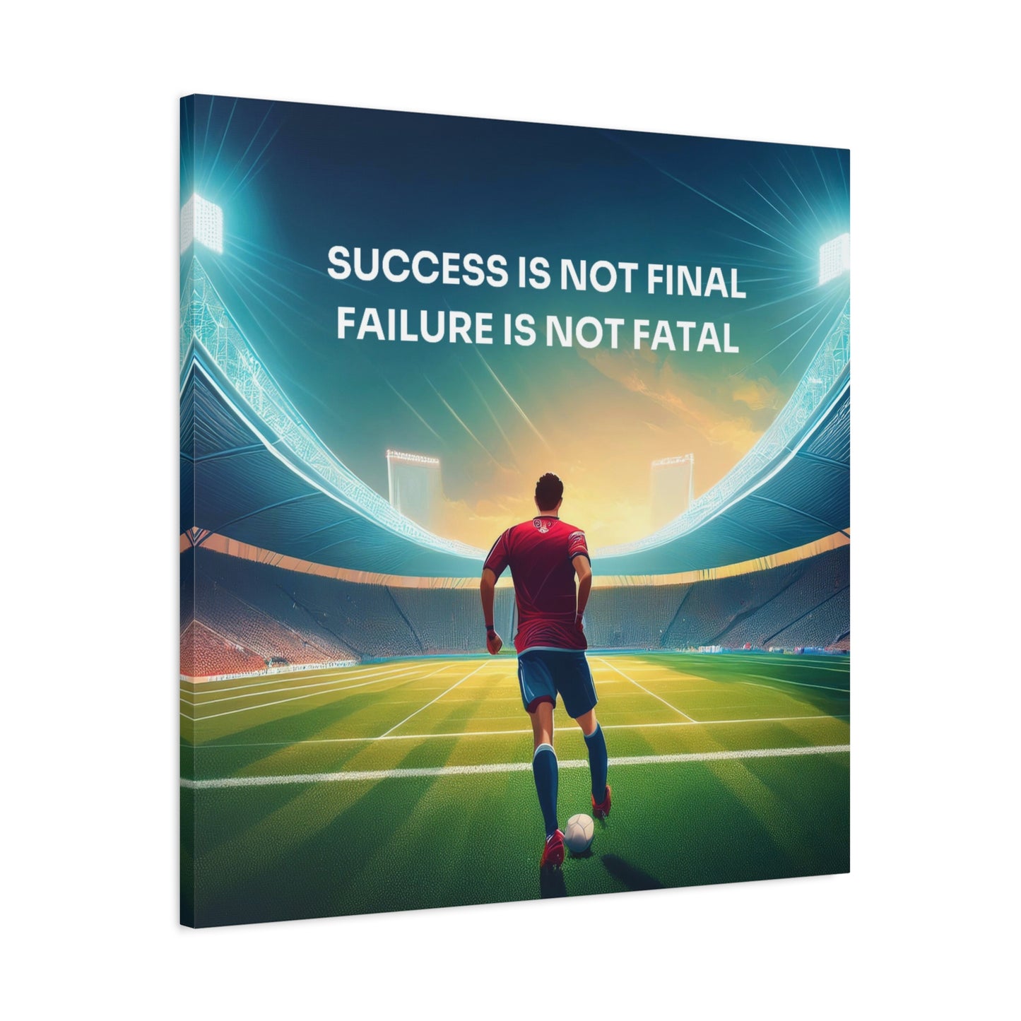 Success Is Not Final, Failure Is Not Fatal Canvas