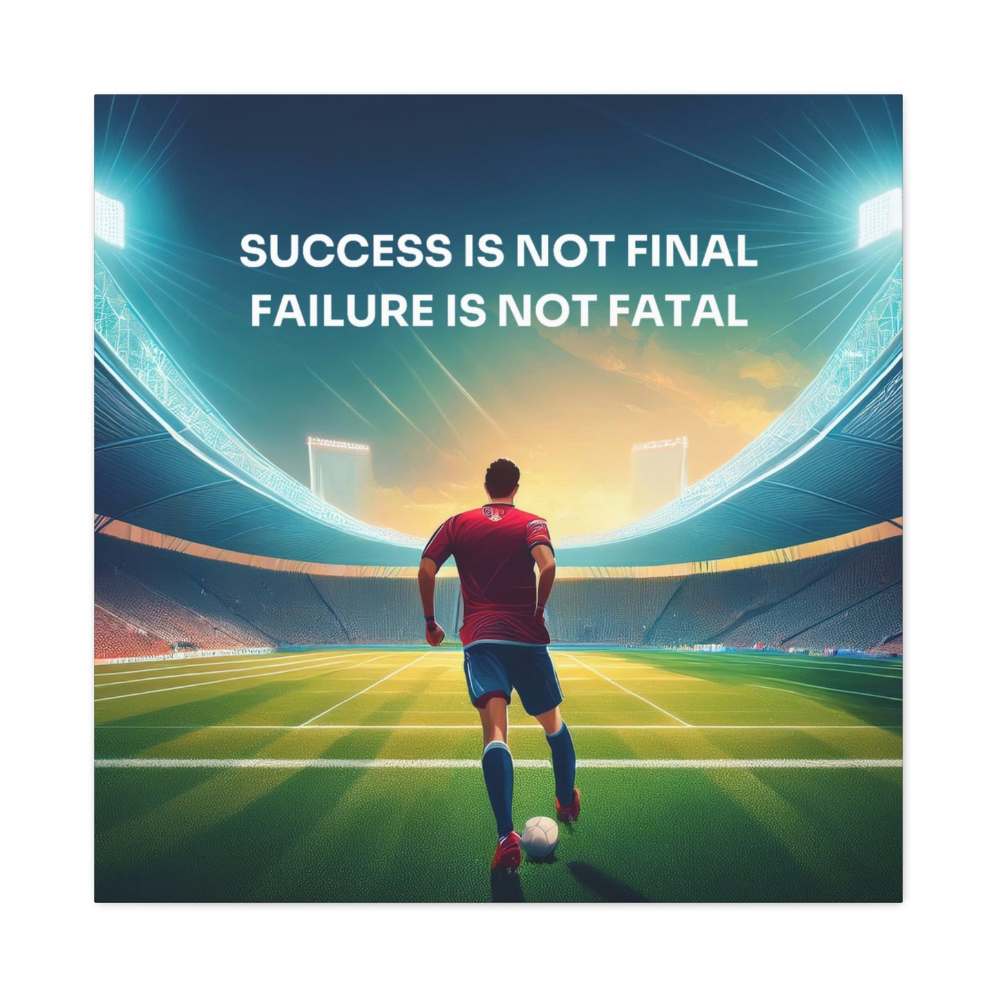 Success Is Not Final, Failure Is Not Fatal Canvas