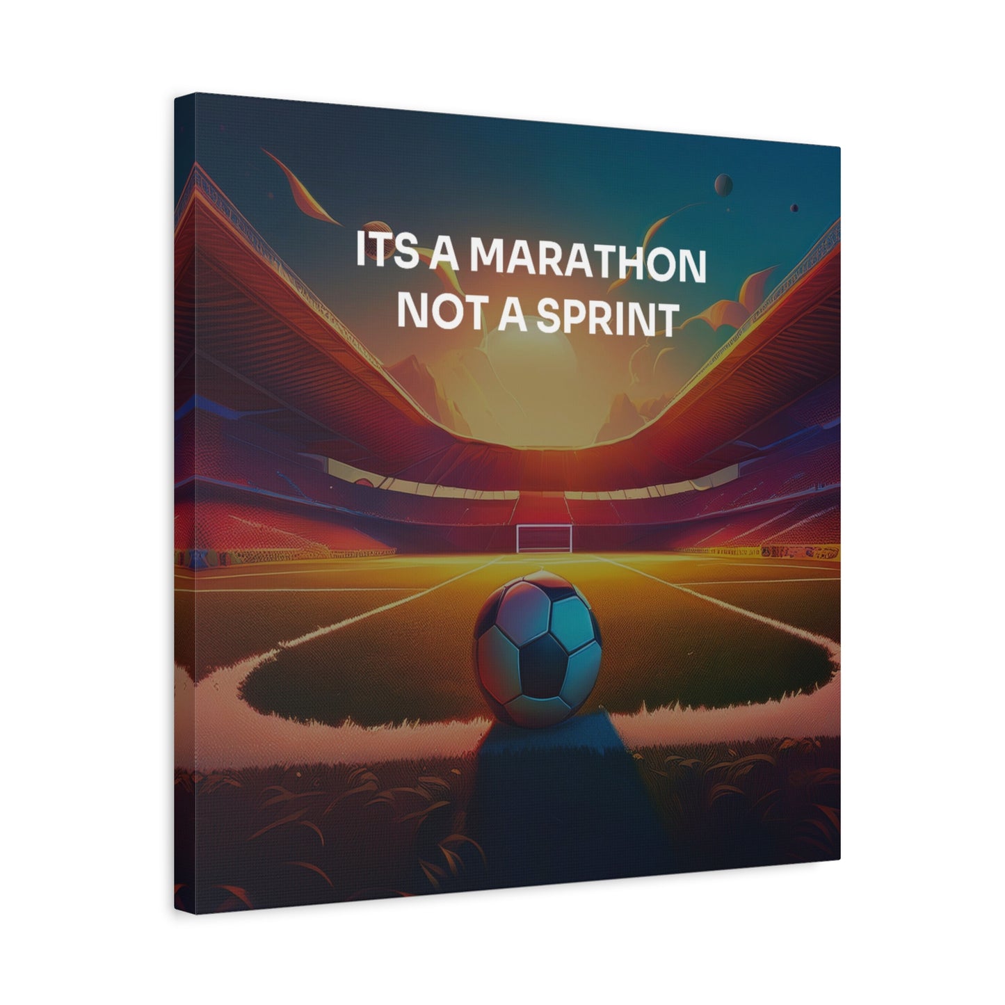 It’s a Marathon, Not a Sprint Canvas