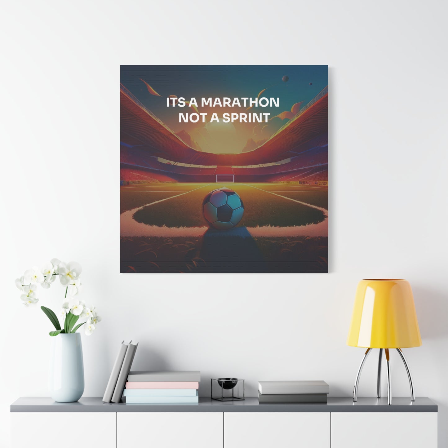 It’s a Marathon, Not a Sprint Canvas