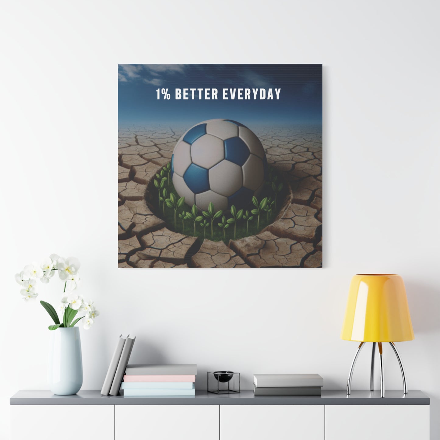 1% Better Every Day Canvas