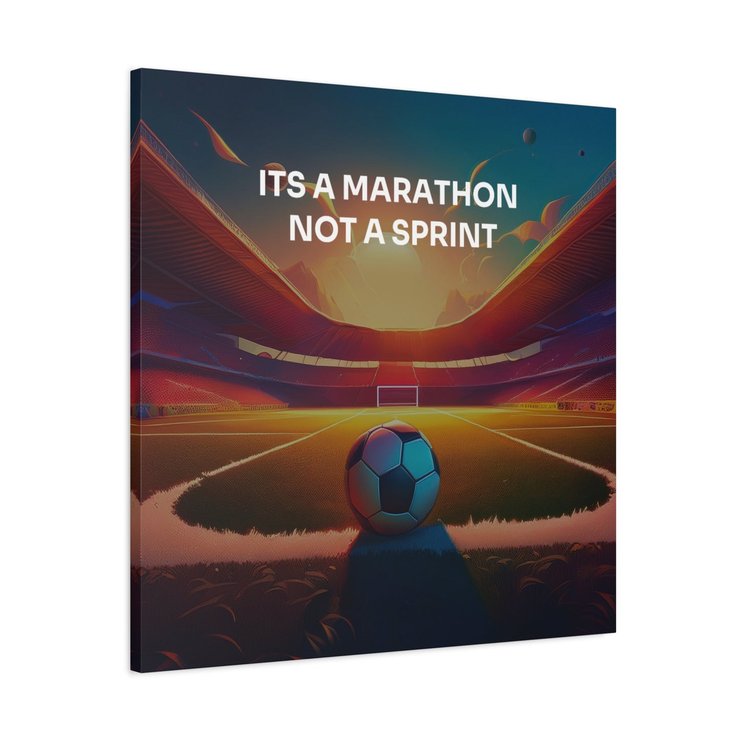 It’s a Marathon, Not a Sprint Canvas