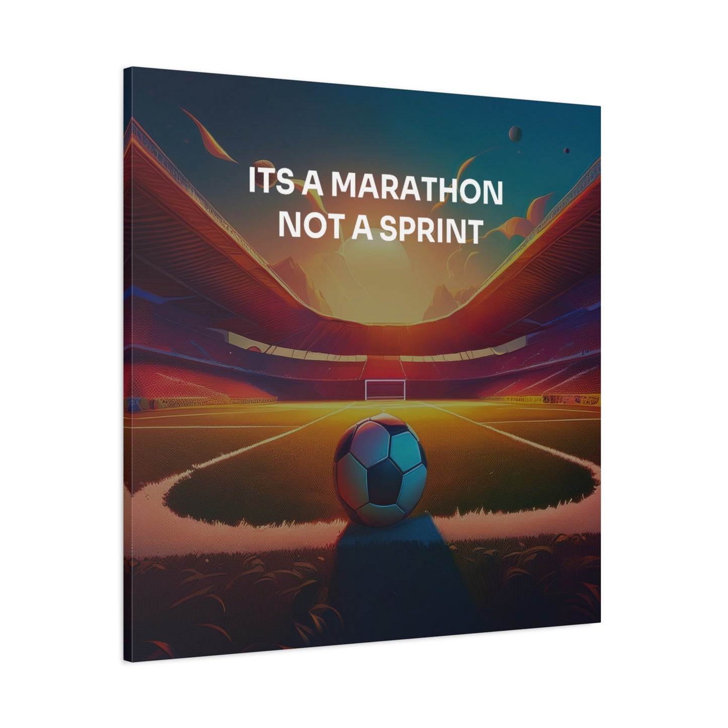 It’s a Marathon, Not a Sprint Canvas