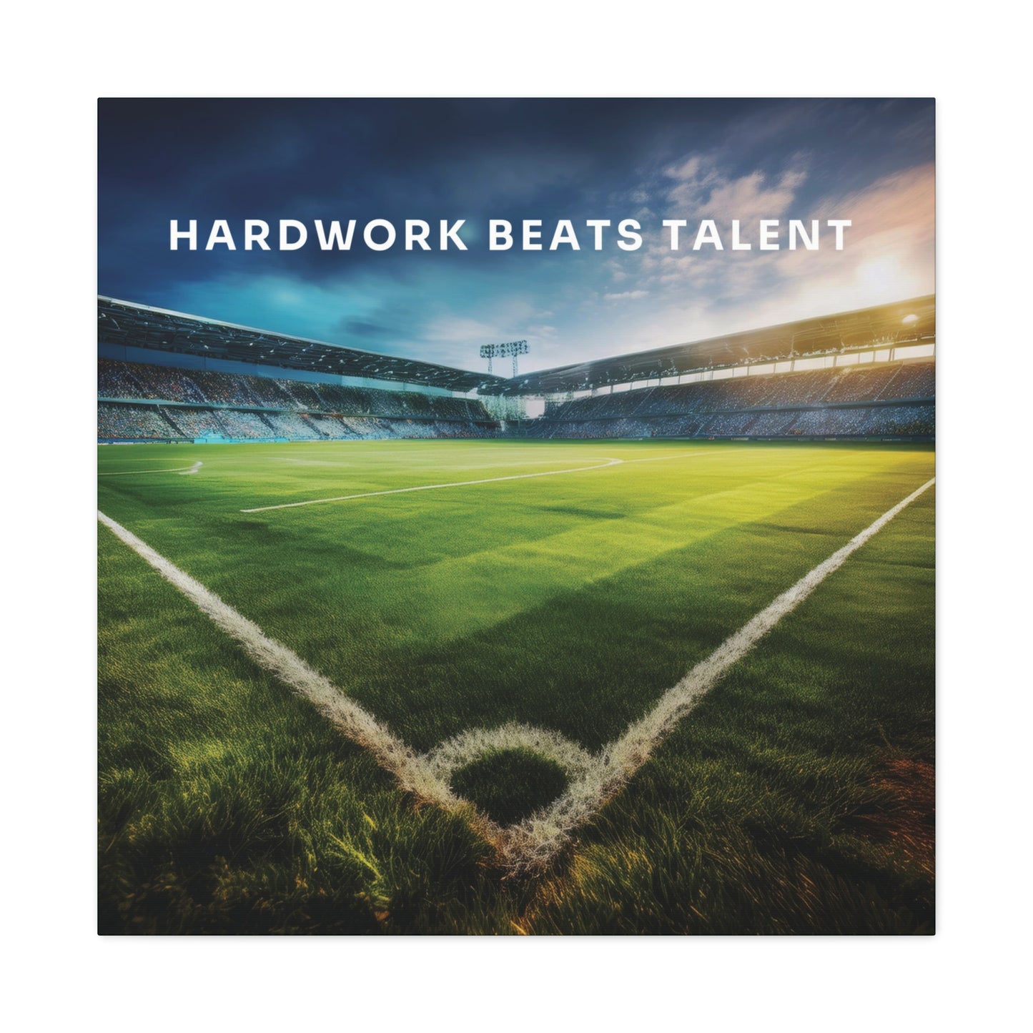 Hard Work Beats Talent Canvas